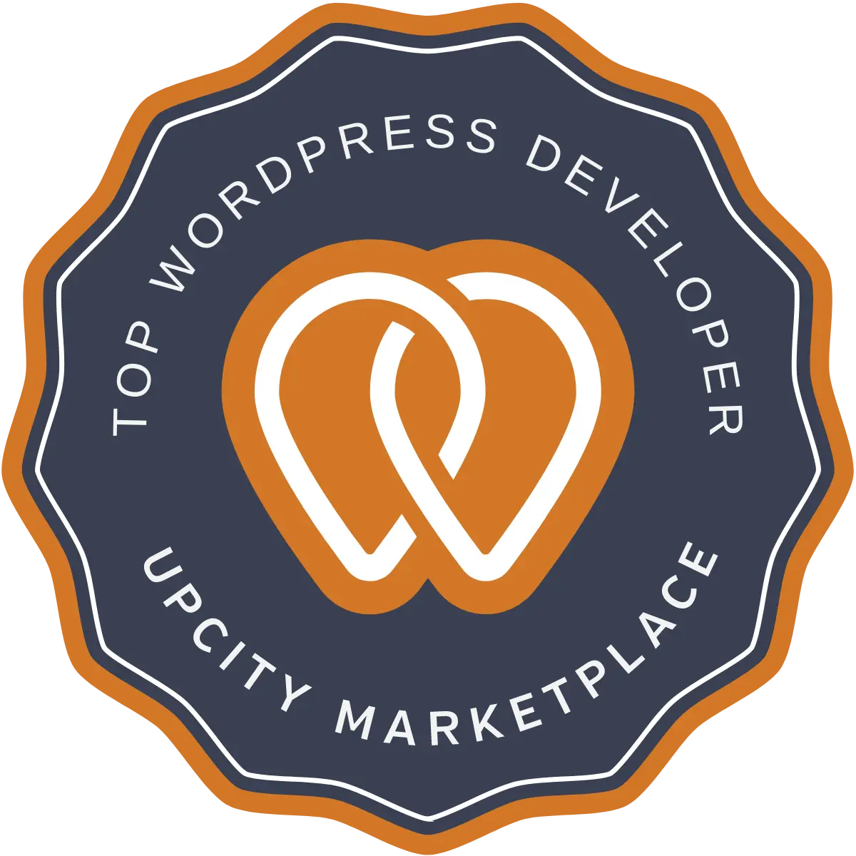 upcity wordpress badge