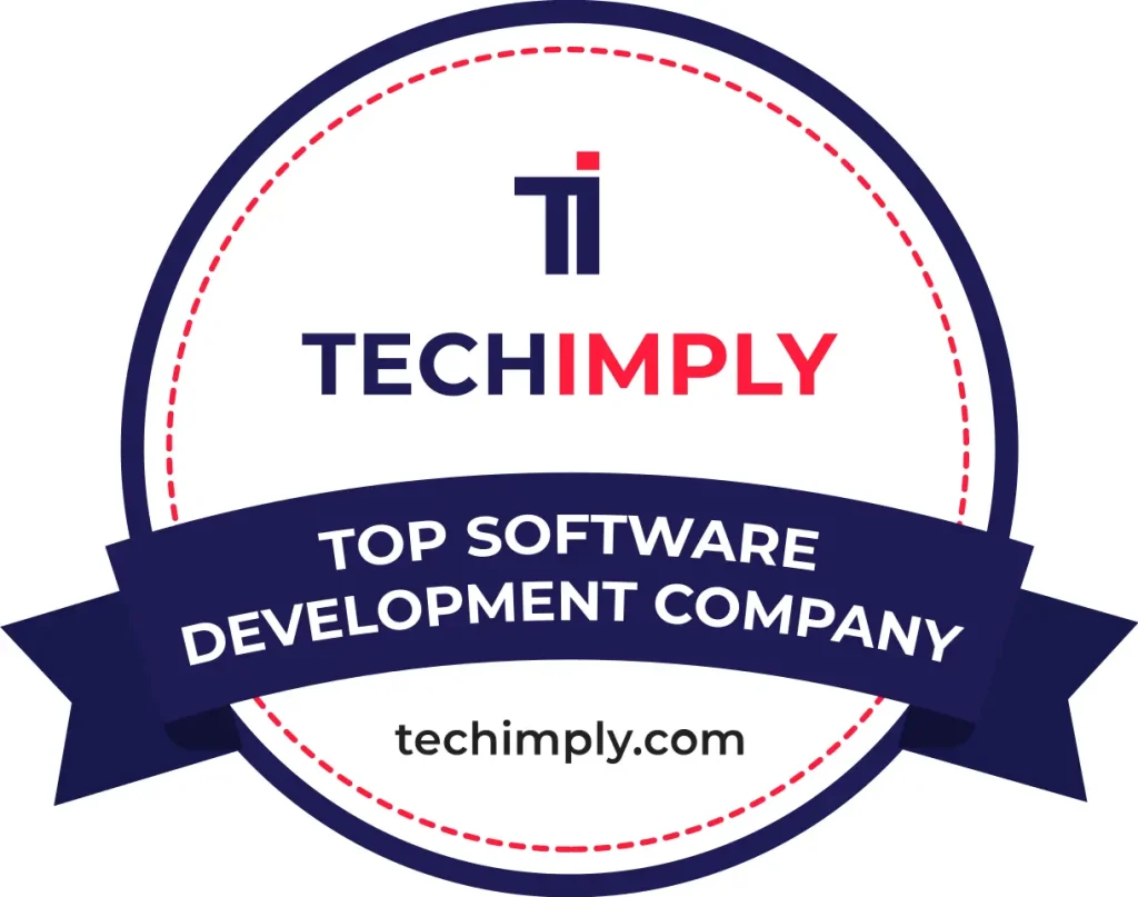 Techimply top software development company badge