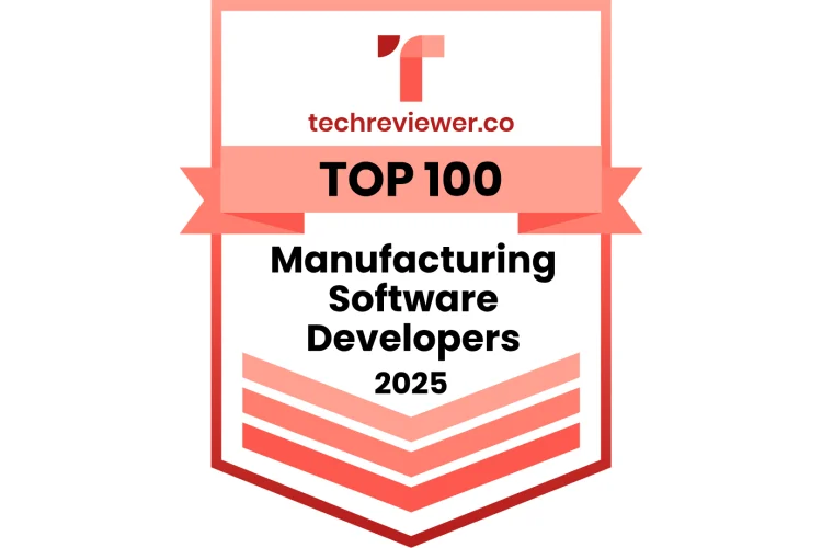We Celebrate Our Inclusion in Techreviewer’s 2025 Top-100 Manufacturing Software Development Companies
