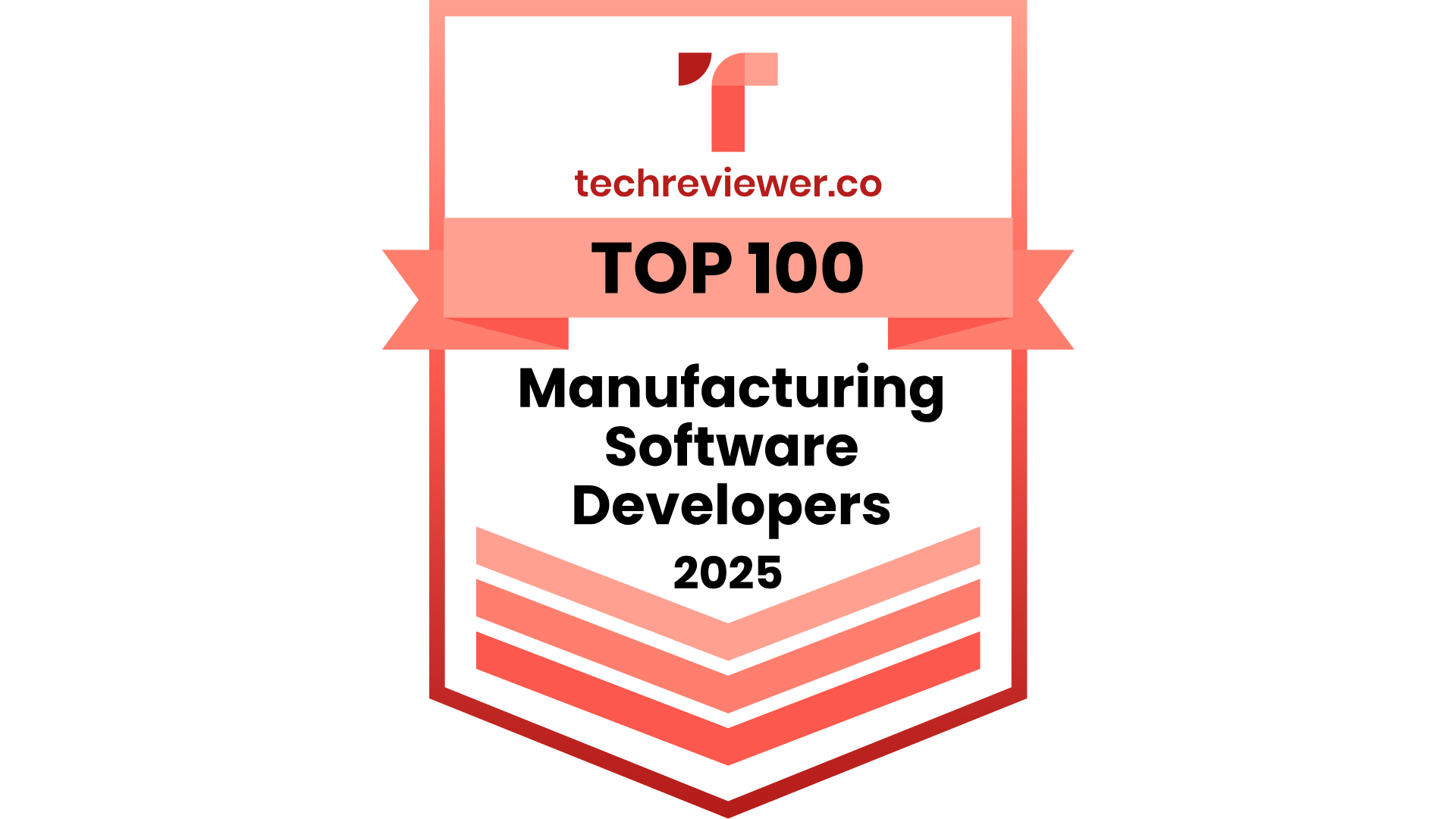 We Celebrate Our Inclusion in Techreviewer’s 2025 Top-100 Manufacturing Software Development Companies